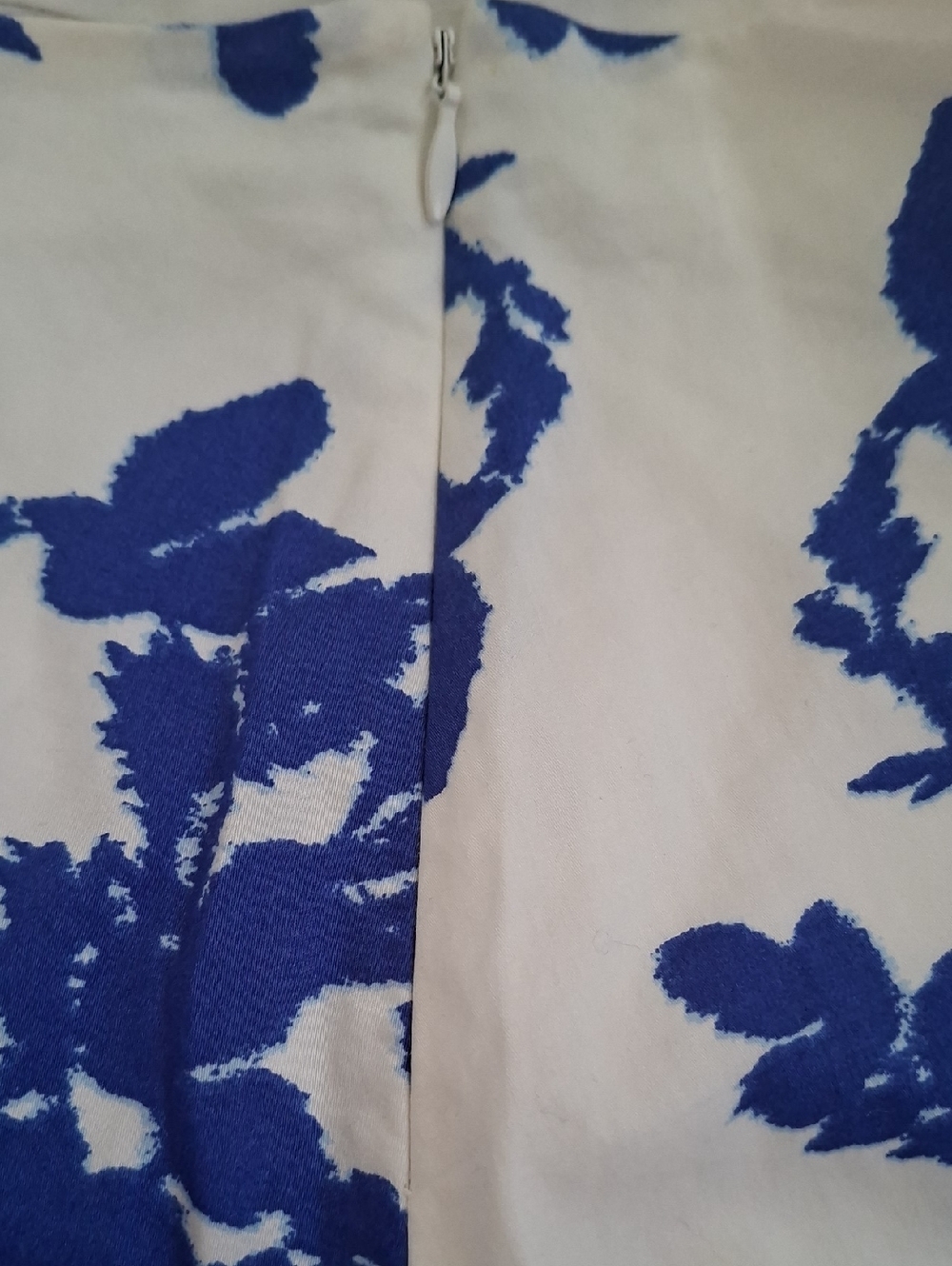 GAP navy and white Lined Cotton Skirt Size 4 oversize - Picture 7 of 8